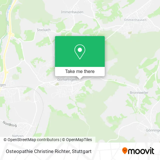 Карта Osteopathie Christine Richter