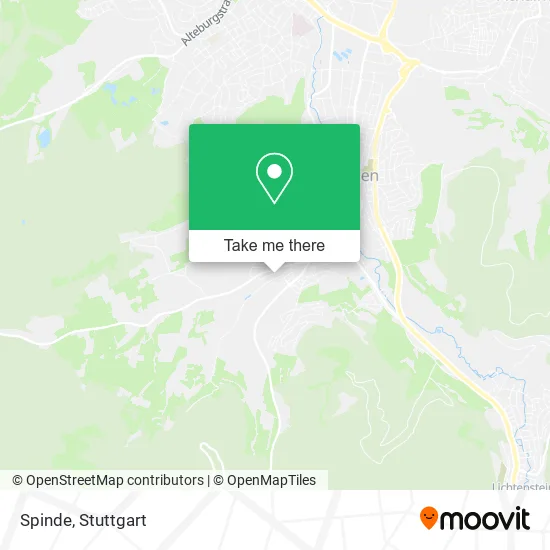 Карта Spinde