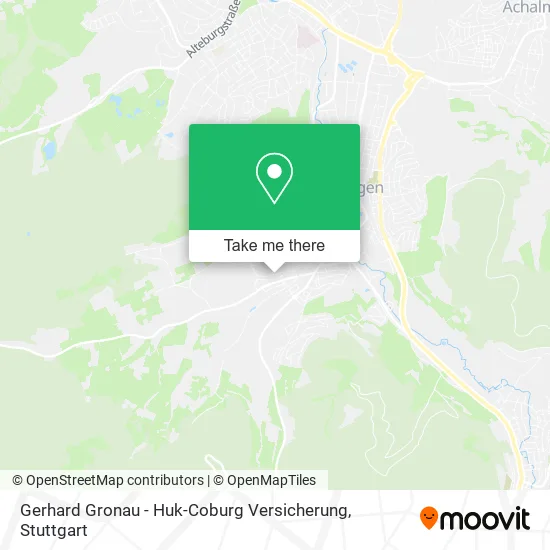 Карта Gerhard Gronau - Huk-Coburg Versicherung