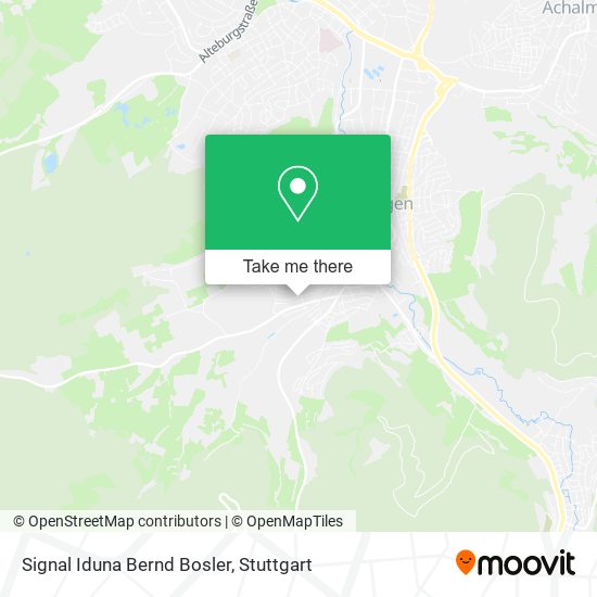 Карта Signal Iduna Bernd Bosler