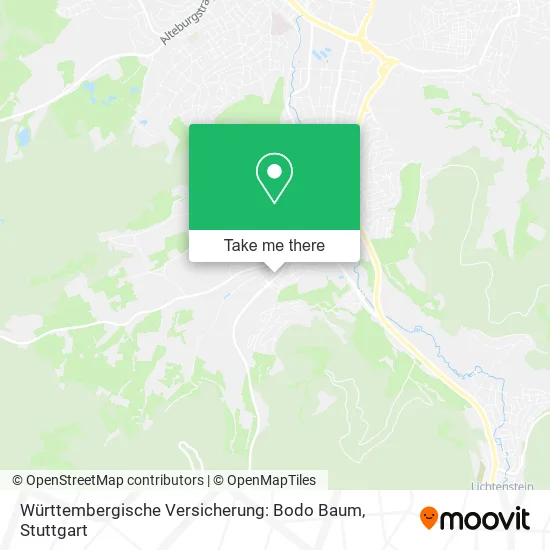 Карта Württembergische Versicherung: Bodo Baum