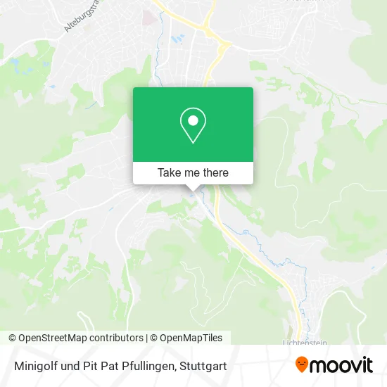 Карта Minigolf und Pit Pat Pfullingen