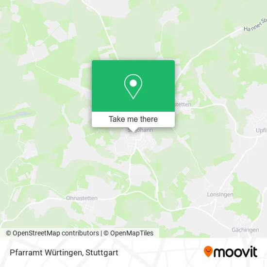 Карта Pfarramt Würtingen