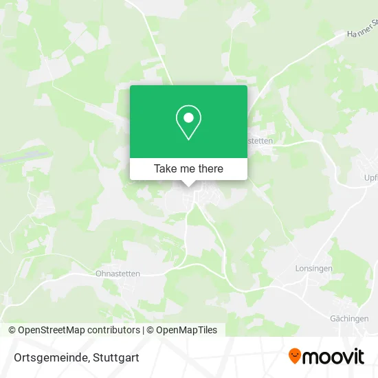 Карта Ortsgemeinde