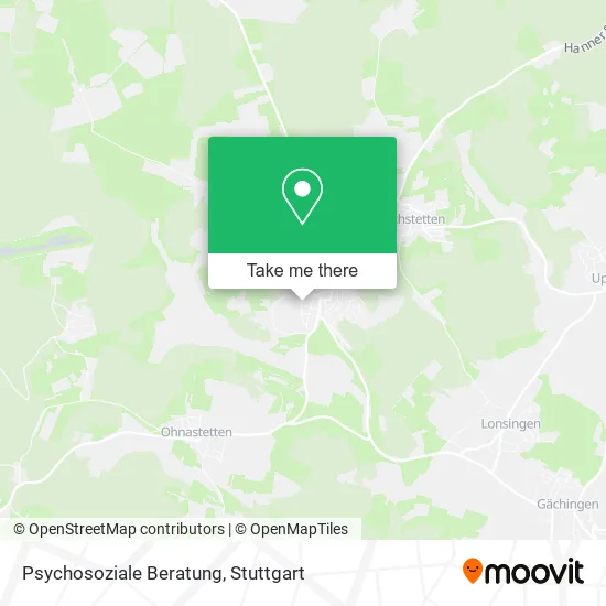 Карта Psychosoziale Beratung