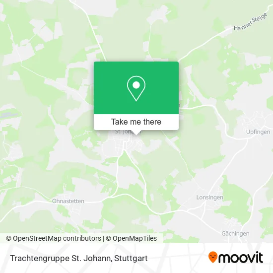Карта Trachtengruppe St. Johann