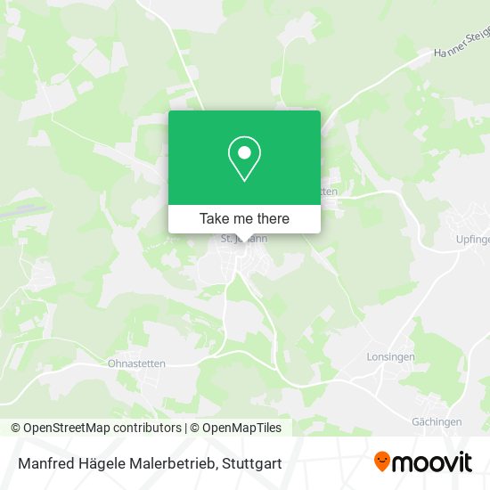 Manfred Hägele Malerbetrieb map