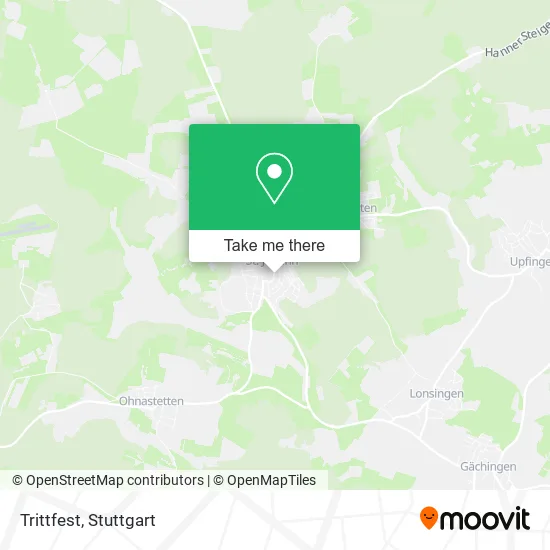 Карта Trittfest
