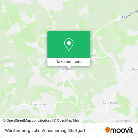 Карта Württembergische Versicherung