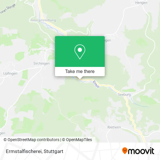 Ermstalfischerei map