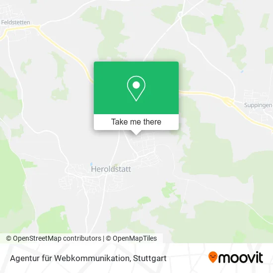 Карта Agentur für Webkommunikation