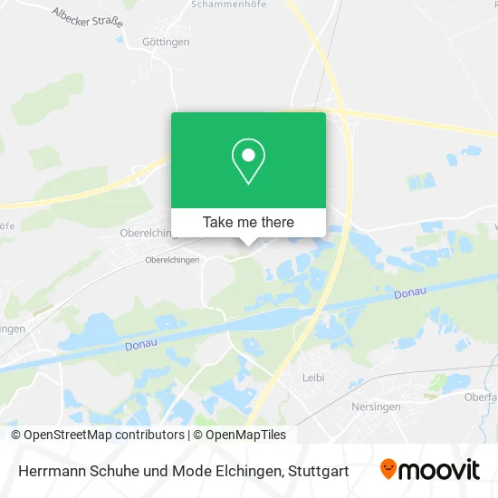 Карта Herrmann Schuhe und Mode Elchingen