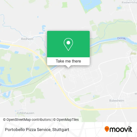 Карта Portobello Pizza Service