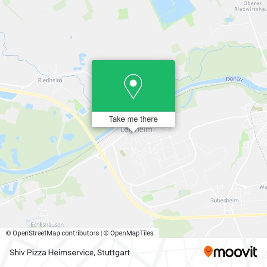 Shiv Pizza Heimservice map