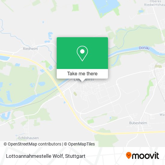 Lottoannahmestelle Wolf map