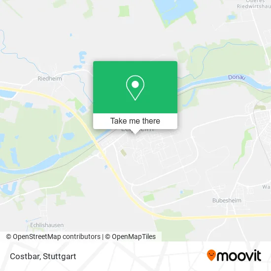 Карта Costbar