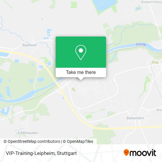 VIP-Training-Leipheim map