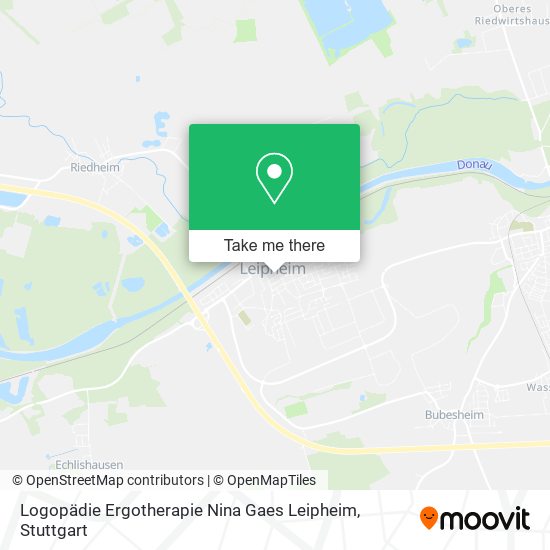 Logopädie Ergotherapie Nina Gaes Leipheim map
