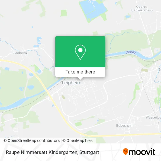 Карта Raupe Nimmersatt Kindergarten