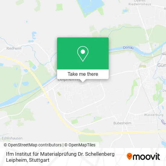 Карта Ifm Institut für Materialprüfung Dr. Schellenberg Leipheim