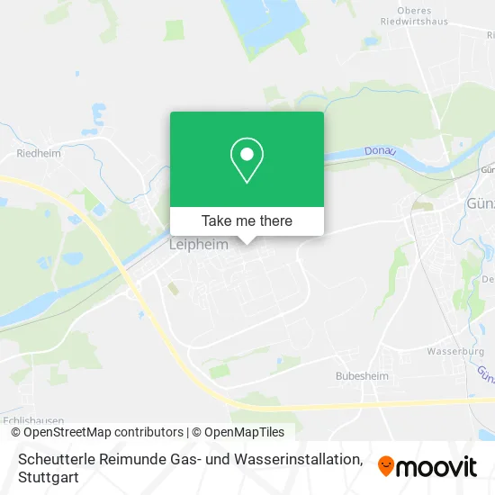 Карта Scheutterle Reimunde Gas- und Wasserinstallation