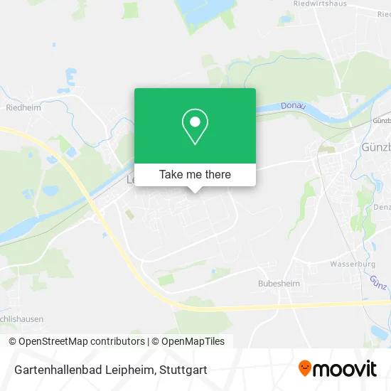 Карта Gartenhallenbad Leipheim