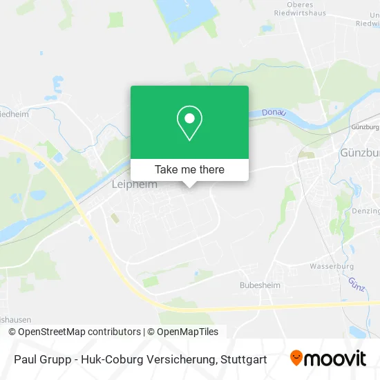 Карта Paul Grupp - Huk-Coburg Versicherung