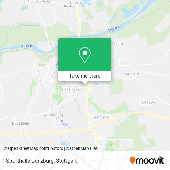 Sporthalle Günzburg map