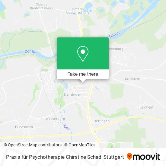 Карта Praxis für Psychotherapie Chirstine Schad