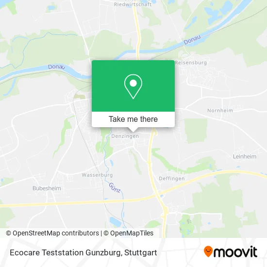 Карта Ecocare Teststation Gunzburg