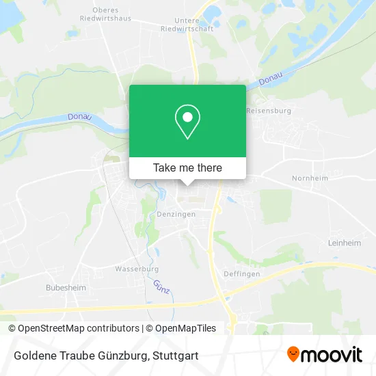 Карта Goldene Traube Günzburg