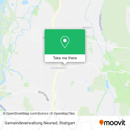 Карта Gemeindeverwaltung Neuried