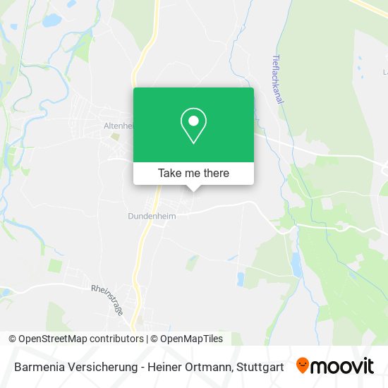 Barmenia Versicherung - Heiner Ortmann map