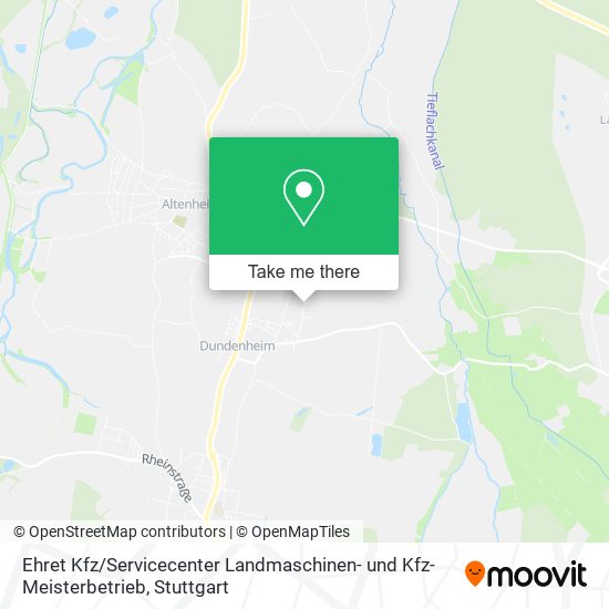 Ehret Kfz / Servicecenter Landmaschinen- und Kfz- Meisterbetrieb map