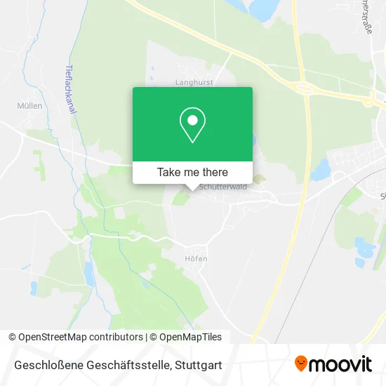 Карта Geschloßene Geschäftsstelle