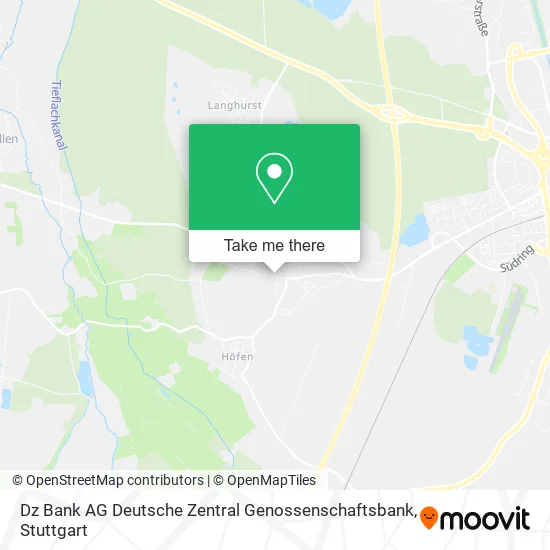 Карта Dz Bank AG Deutsche Zentral Genossenschaftsbank