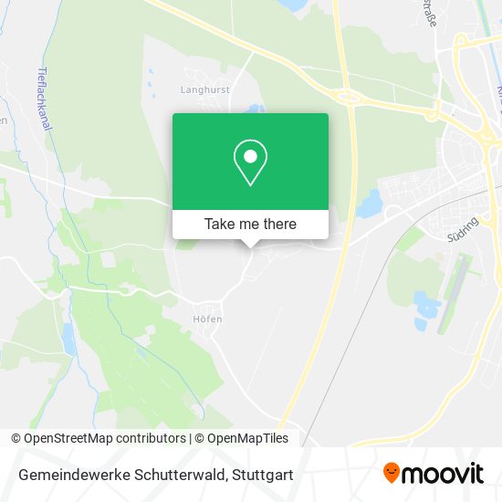 Gemeindewerke Schutterwald map