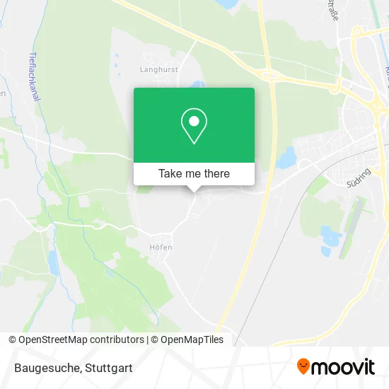 Карта Baugesuche
