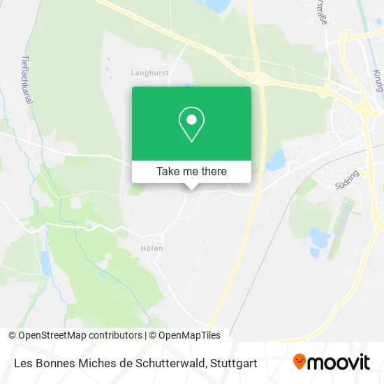 Карта Les Bonnes Miches de Schutterwald