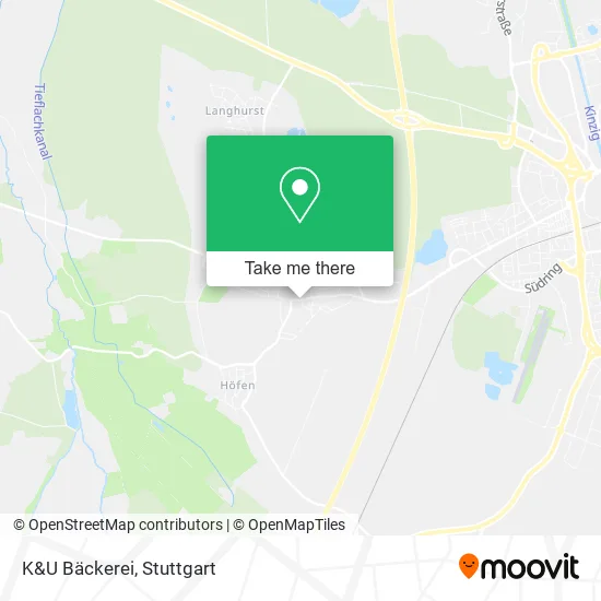 Карта K&U Bäckerei