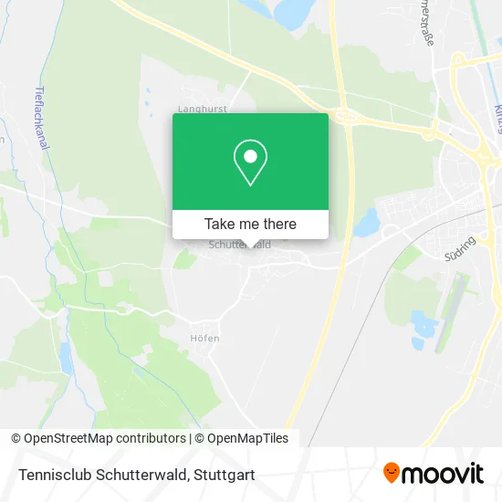 Карта Tennisclub Schutterwald