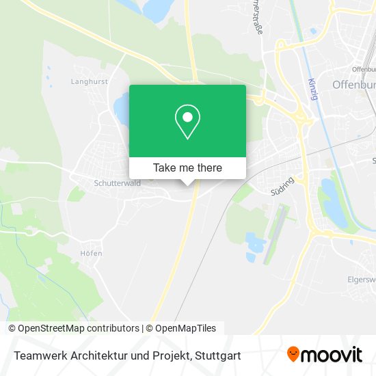 Teamwerk Architektur und Projekt map