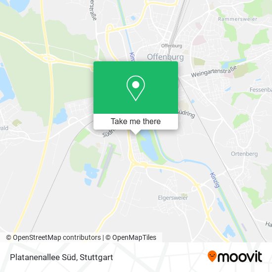 Platanenallee Süd map
