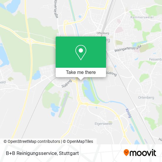 Карта B+B Reinigungsservice