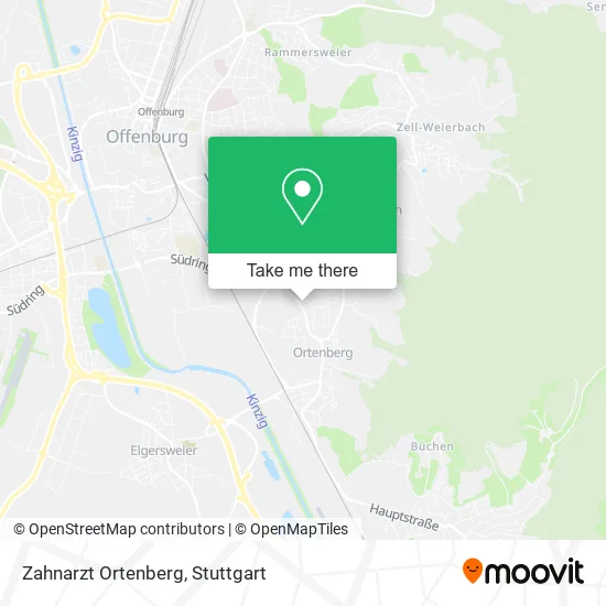 Карта Zahnarzt Ortenberg