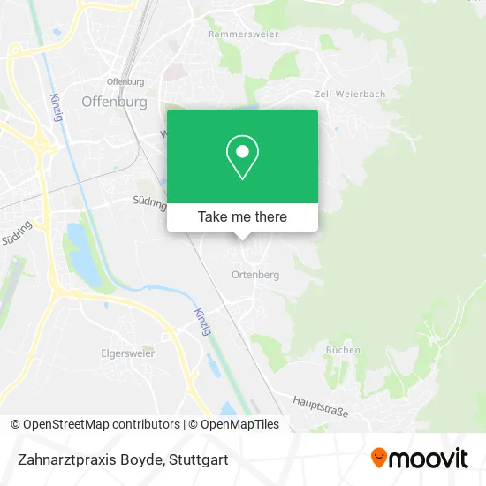 Карта Zahnarztpraxis Boyde