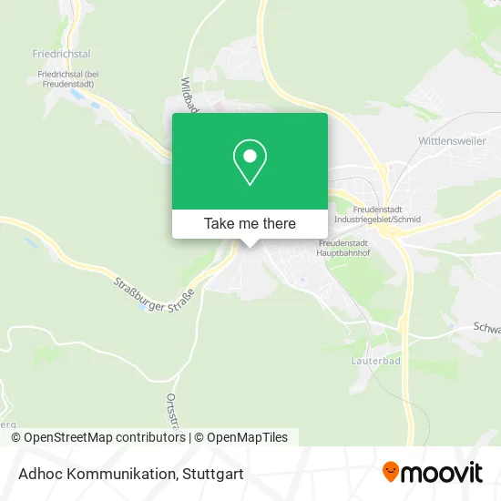 Карта Adhoc Kommunikation