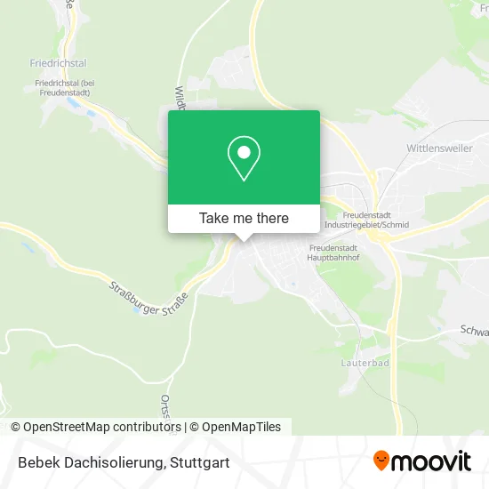 Карта Bebek Dachisolierung