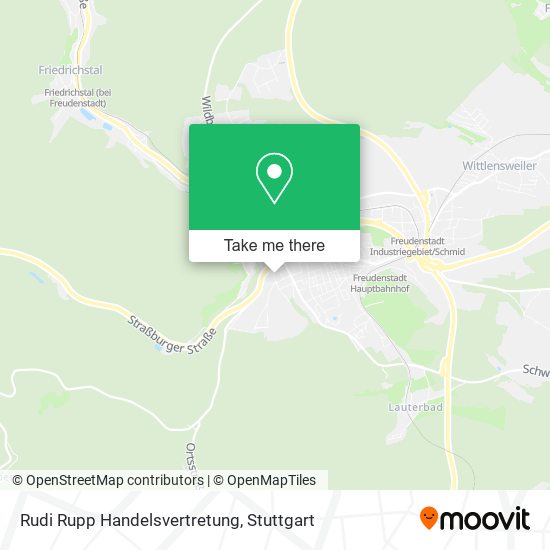 Rudi Rupp Handelsvertretung map