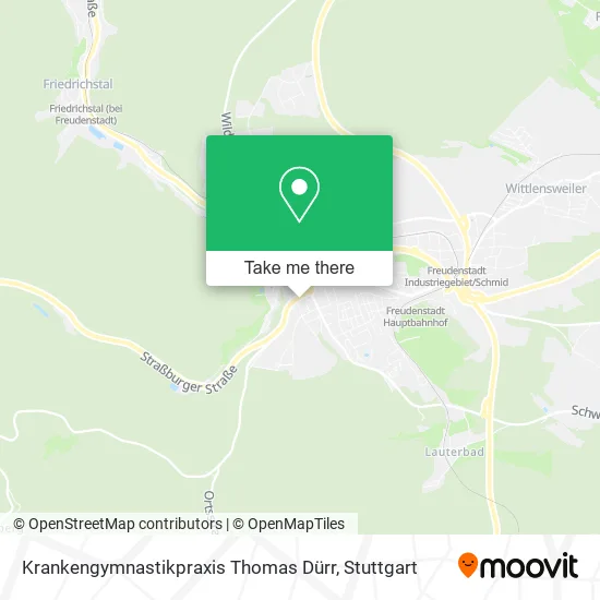Карта Krankengymnastikpraxis Thomas Dürr